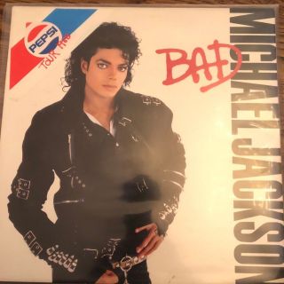 Michael Jackson Bad Lp Pepsi Tour 1988 Very Rare