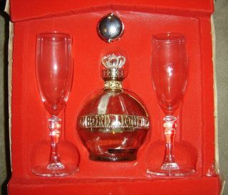 Chambord Boxed Gift Set (liqueur) - Crystal Champagne Glasses,  Decanter,  Stopper