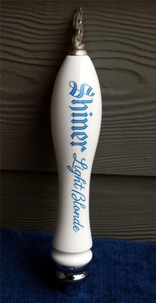 Shiner Light Blond Beer 12 " Torpedo Tap Handle.  Texas Brewer.  Beauty