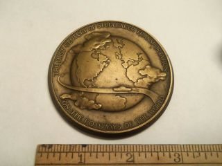 Rare Vintage 1952 Studebaker Centennial Medallion,  3 " Bronze Medallion 1852 - 1952