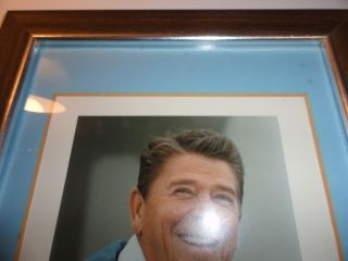 RONALD REAGAN AUTOGRAPH PHOTOGRAPH SIGNED LIVE HAND PEN AND INK BY HIM 8