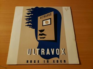 Ultravox ‎– Rage In Eden Chr 1338 Vinyl Lp Record Nm / Nm 1981 Chrysalis