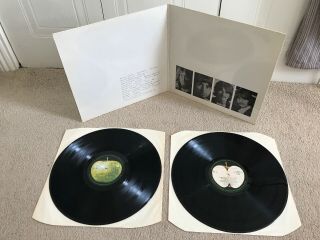 The Beatles - White Album.  1968 Portuguese Pressing.  2xLP Vinyl.  Rare 2