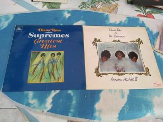 Diana Ross & The Supremes - Greatest Hits Vol 1 & Vol.  2 Tamla Motown 2 Lps