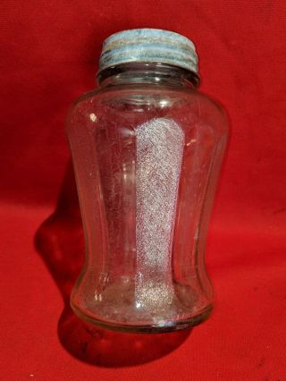 Vintage U - Savit Jar Speas Mfg.  Zinc Lid Ginger Jar Glass Quart.  Jar