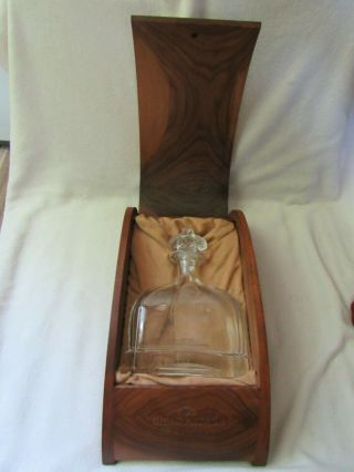 Gran Patron Burgeos 750 Ml Decanter W/bee Stopper,  Signed & Numbered Wooden Box