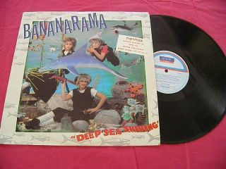 Bananarama - Deep Sea Skiving - Rare 1983 Israel Made Lp Hebrew Printed Sleeve