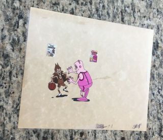 Count Chocula And Frankenberry Hand Painted Cel 10 1/2  X 12 1/2
