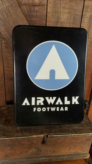 Airwalk Light Up Store Display Sign