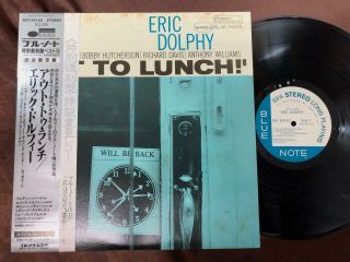 Eric Dolphy Out To Lunch Blue Note Bst 84163 Obi Stereo Japan Vinyl Lp