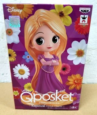 Banpresto Q Posket Disney Characters Rapunzel Girlish Charm Normal Color