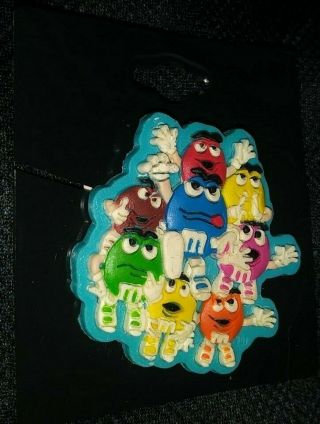 M&m World Characters Swarmees Colorful Candy Friends Collectible Pin Very Rare
