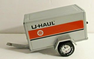 Awesome Vintage Nylint Uhaul Silver Pressed Steel Trailer Hard To Find