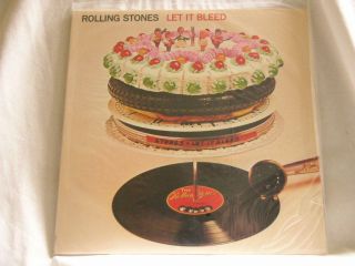 Rolling Stones Let It Bleed Clear Vinyl Lp Mick Jagger Keith Richards