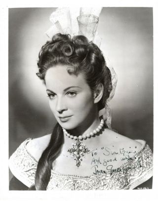 British Actress Joan Greenwood,  Rare Vintage Signed Studio Photo.