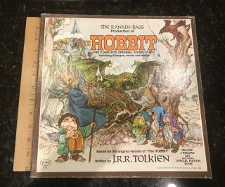 The Hobbit 1977 Rankin/bass Box Lp Set With Booklet