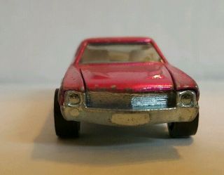 Hot Wheels Redline 1969 US Hot Pink Custom AMX with White Interior USA 4