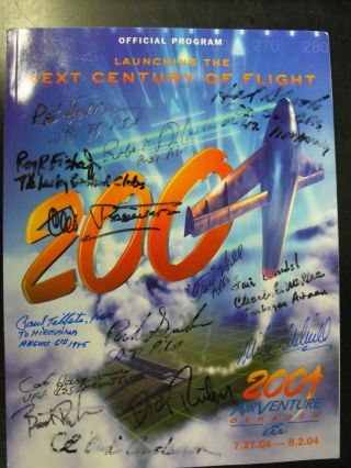 Official Program Next Century Of Flight With 14 Signatures - Paul Tibbets