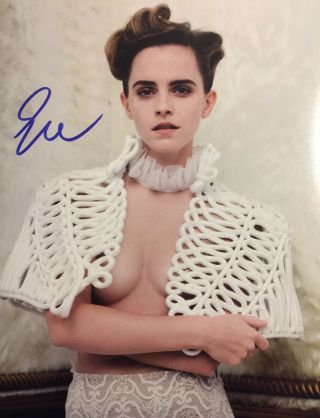 Emma Watson Signed Autographed 8x10 Model Photo,