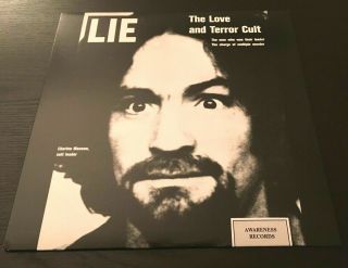 Charles Manson Lie The Love And Terror Cult Awareness Lp Vinyl Reissue