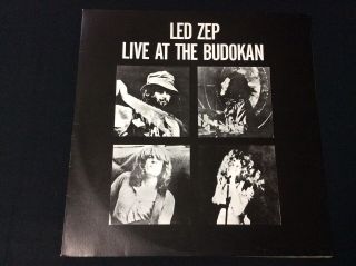 Led Zeppelin,  Led Zep Live At The Budokan 1979 Vinyl Lp Japan N - 5518 Near