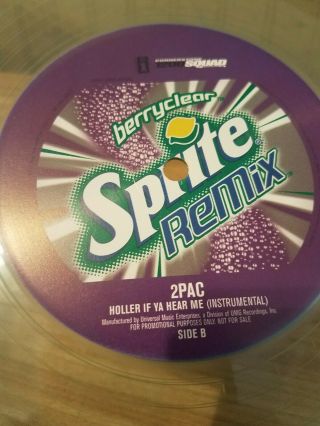 Tupac Holler If Ya Hear Me Berry clear Sprite Remix Clear 12 