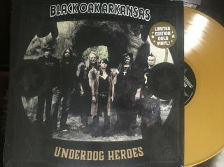 Black Oak Arkansas - Underdog Heroes Lp Gold Vinyl Limited Edition 300 Made