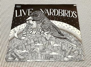 The Yardbirds " Live Yardbirds (featuring Jimmy Page) " 1975 U.  S.  Press Nm/mint Lp