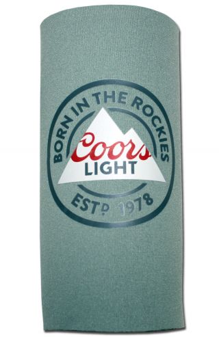 Coors Light (1) 24oz Beer Tallboy Koozie 25oz Can Cooler Neoprene