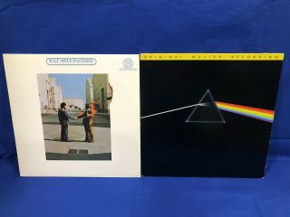 Look 2 Pink Floyd Half - Speed Masters Dsotm,  Wish You Were Here Nm - Vinyl