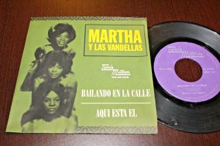Martha Reeves & The Vandellas Dancing In The Street 1966 Mexico 7 " 45 Funk Soul