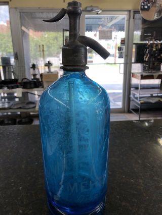 Vintage Seltzer Bottle Robert Malsons Laffitte