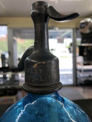 Vintage Seltzer Bottle Robert Malsons Laffitte 6