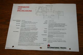 1972 International Harvester Custom Fire Truck Advertising Sales Brochure 4
