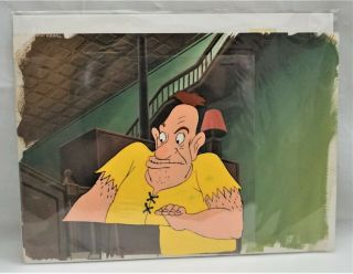 The Real Ghostbusters Production Animation Cel Painted Background With 502
