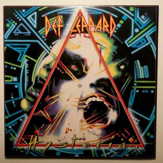 Vtg 1987 Def Leppard Vinyl Hysteria 1st Press Record Album 830 675 1 Lp Og