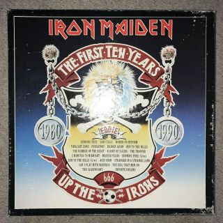 Iron Maiden The First Ten 10 Years 12 " Inch Vinyl Box Set 20 Records