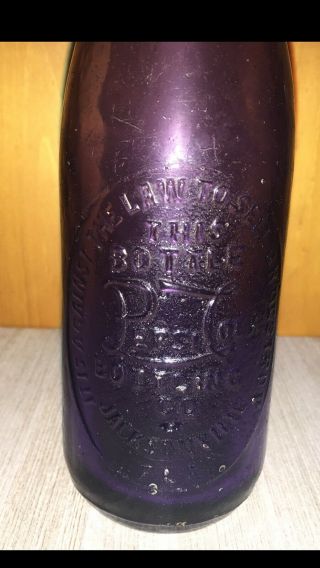 Very Rare Pepsi Cola Bottling Co Jacksonville Fla Thief Bottle