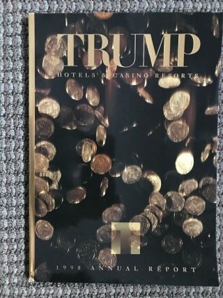 Rare Vintage Trump Hotels & Casino Resorts 1998 Annual Report Donald J Trump