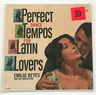 Latin Jazz Lp / Emilio Reyes / Perfect Tempos Latin Lovers Decca Dl 4021