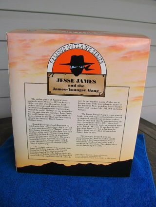 Budweiser Jesse James and the James Younger Gang Lidded Beer Stein 7
