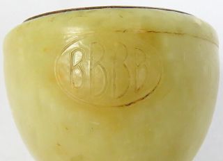 Vintage Beverwyck Breweries Beer Ball Tap Knob Handle Green White Enamel Gen 5