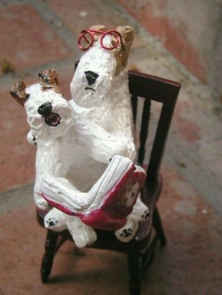 Wire Fox Terrier Story Time