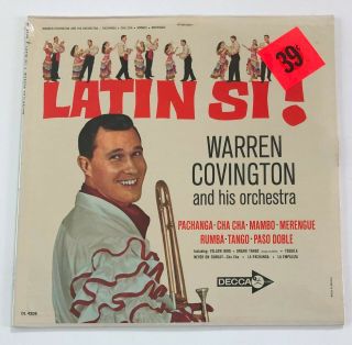 Latin Jazz Lp / Warren Covington / Latin Si / Decca Dl 4208