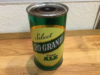 20 Grand Cream Ale (142 - 2) Empty Flat Top Beer Can By Red Top,  Cincy,  Oh