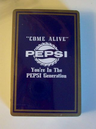 Pepsi Playing Cards: " Come Alive ".  You 