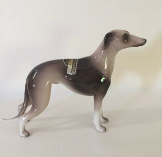 Vintage Hagen - Renaker Pedigree Dog Greyhound 