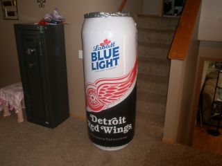 5 Ft Inflatable Labatt Blue Light Can - Detroit Red Wings Inflatable Beer 4