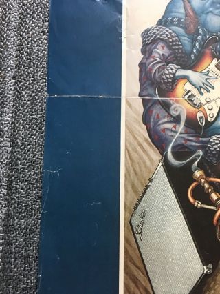 Vintage 1975 Fender CBS Musical Instruments Alice &Wonderland Fold Out Poster Ad 6