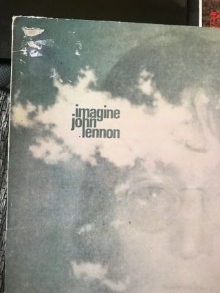 John Lennon X3 Lp Vinyl Album Records Milk & Honey Imagine Mind Games Yoko Ono 2
